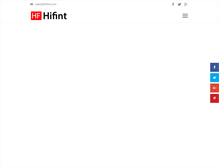 Tablet Screenshot of hifint.com
